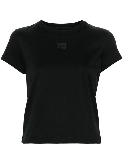 T-shirt in cotone con logo ALEXANDER WANG | 4CC3241521001